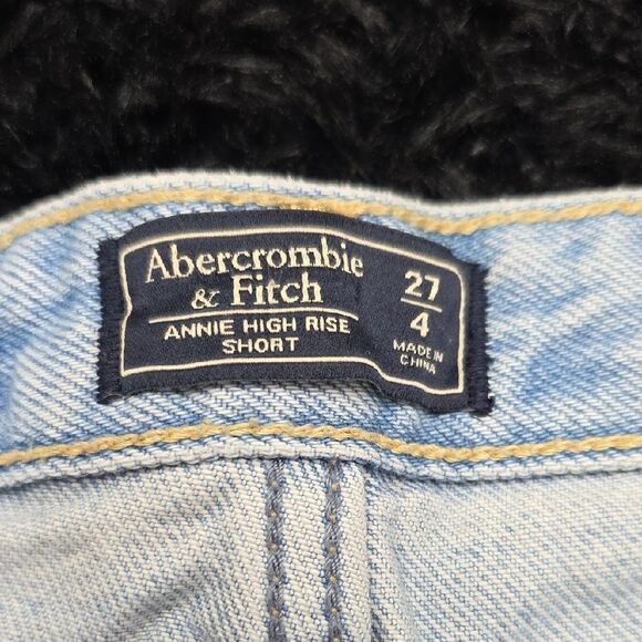 Abercrombie & Fitch Light Blue Jean Shorts - Picture 7 of 7